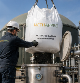 Remplissage d'un filtre à charbon