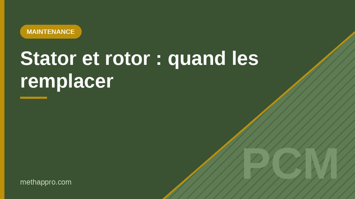 Stator et rotor : quand les remplacer — Methappro