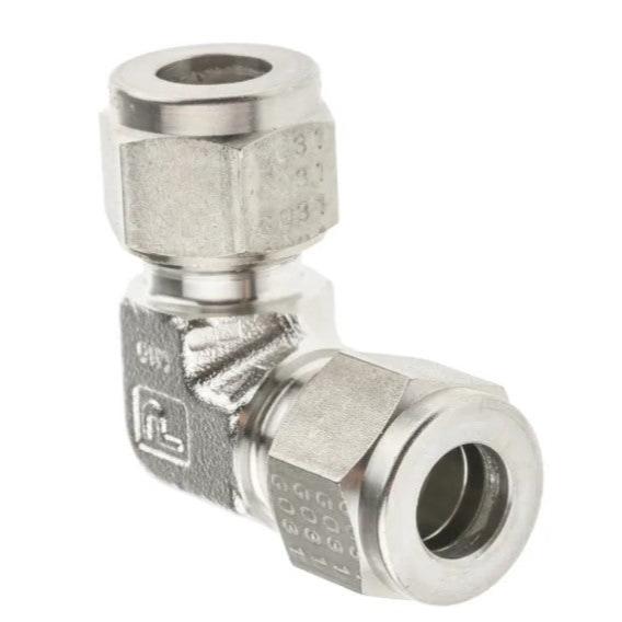 Coude à serrage exterieur - 12mm x 12mm - inox - Methappro