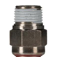 Adaptateur droit fileté vers en fichable - 1/2"M x 16mm - Methappro